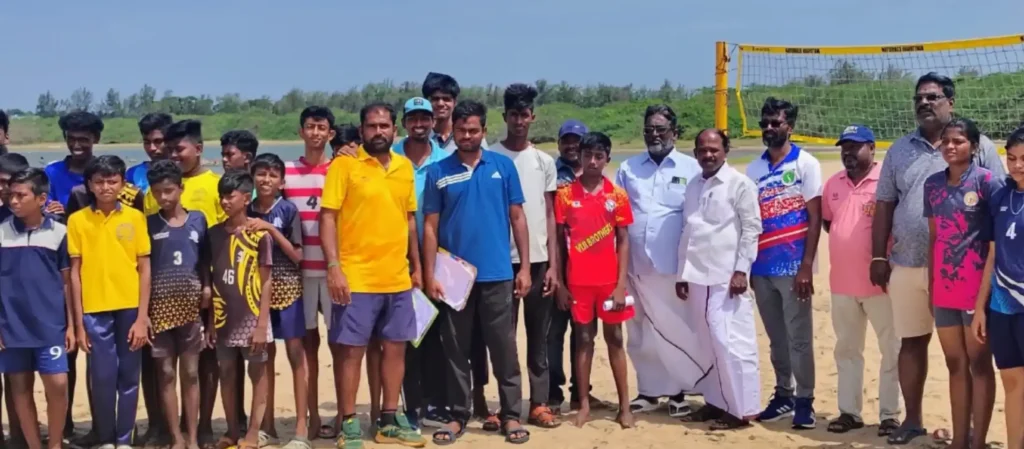 தமிழ்நாடு பீச் வாலிபால் அகாடெமி(selection trials)