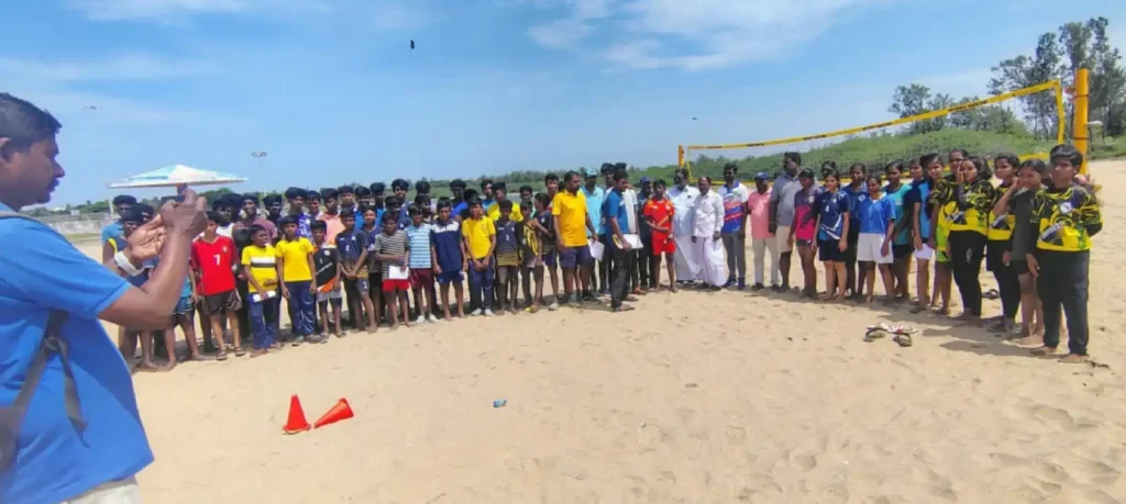 தமிழ்நாடு பீச் வாலிபால் அகாடெமி(selection trials)