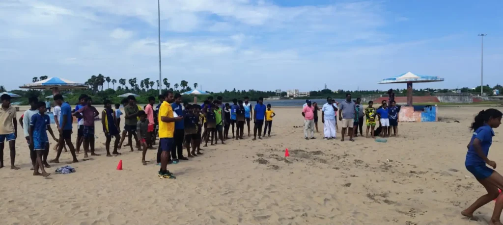 தமிழ்நாடு பீச் வாலிபால் அகாடெமி(selection trials)